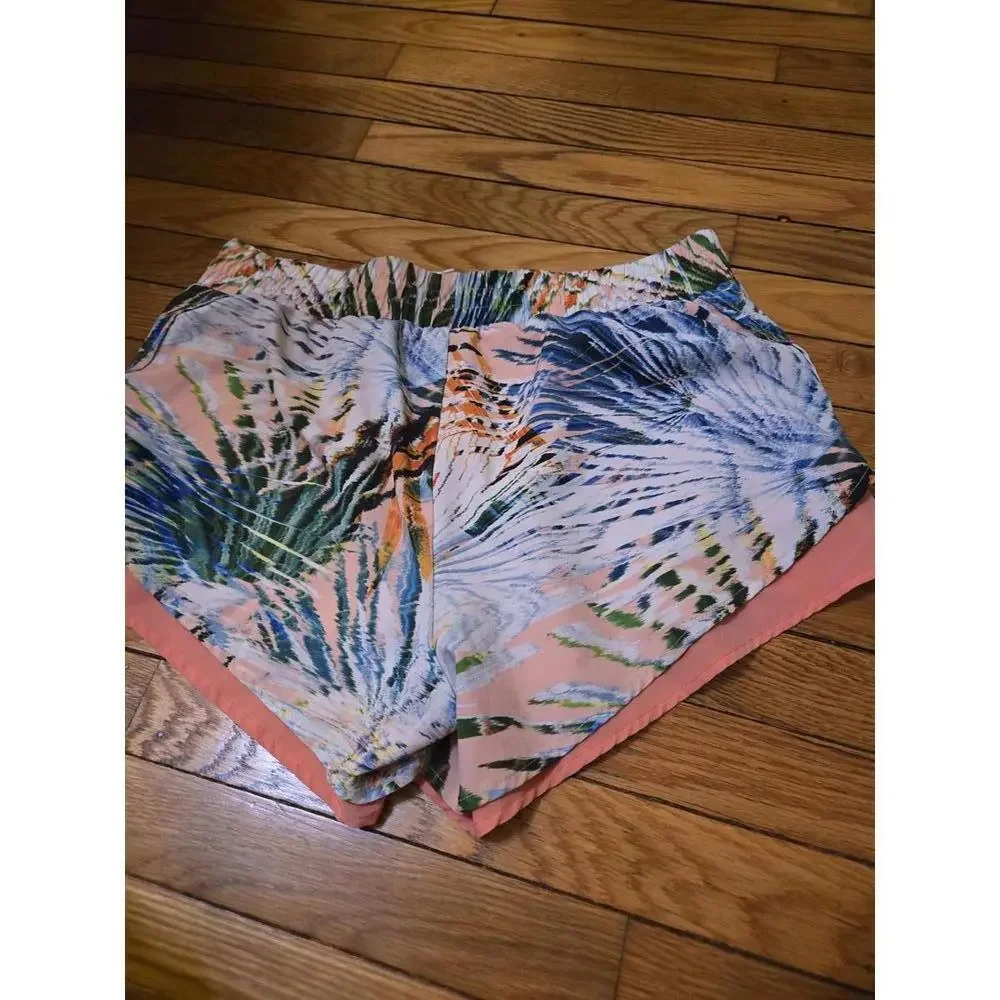Fabletics Women's Medium Tropical Print Athletic Shorts